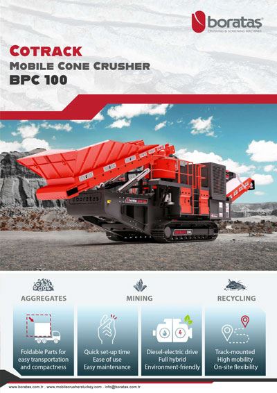 Boratas Mobile Cone Crusher - Cotrack BPC100