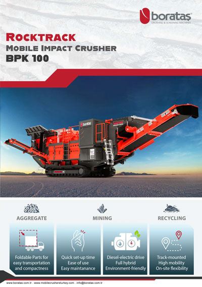 Boratas Mobile Impact Crusher - Rocktrack BPK100