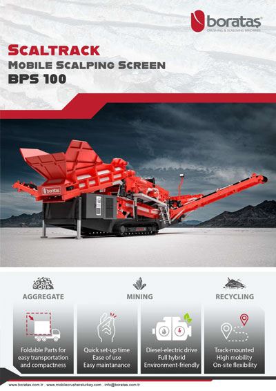 Boratas Mobile Scalping Screen BPS100 - Brochure